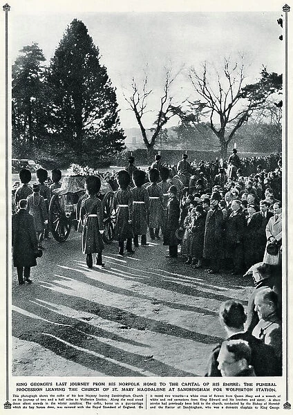 George V last journey at Norfolk