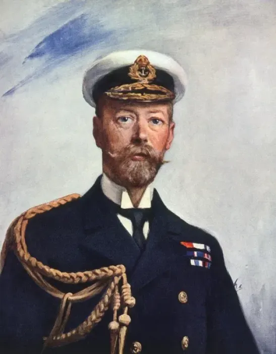 Framed Print : George V in Naval Garb Framed Print : George V in Naval Garb
