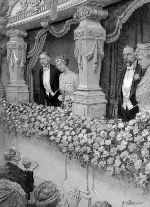 Framed Print : George V, Queen Mary, Princess Mary, Viscount Lascelles Framed Print : George V, Queen Mary, Princess Mary, Viscount Lascelles