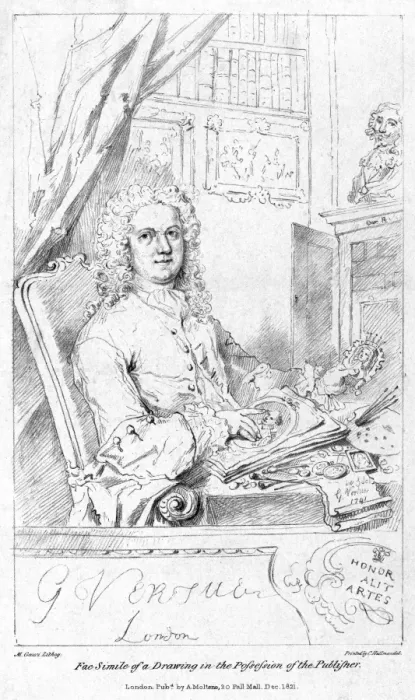 Framed Print : George Vertue, Engraver Framed Print : George Vertue, Engraver