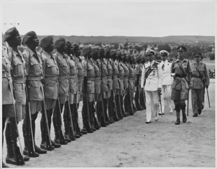 Framed Print : George Vi / Africa 1947 Framed Print : George Vi / Africa 1947