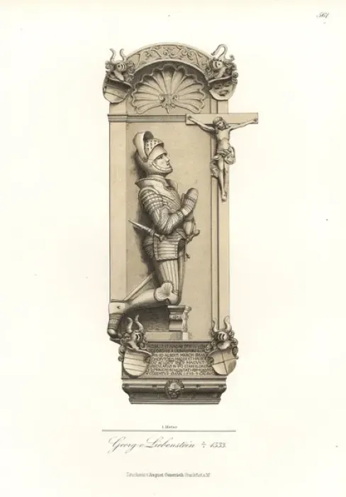 Framed Print : George von Liebenstein, German knight, died 1533 Framed Print : George von Liebenstein, German knight, died 1533