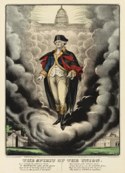 Framed Print : George Washington, the Spirit of the Union Framed Print : George Washington, the Spirit of the Union