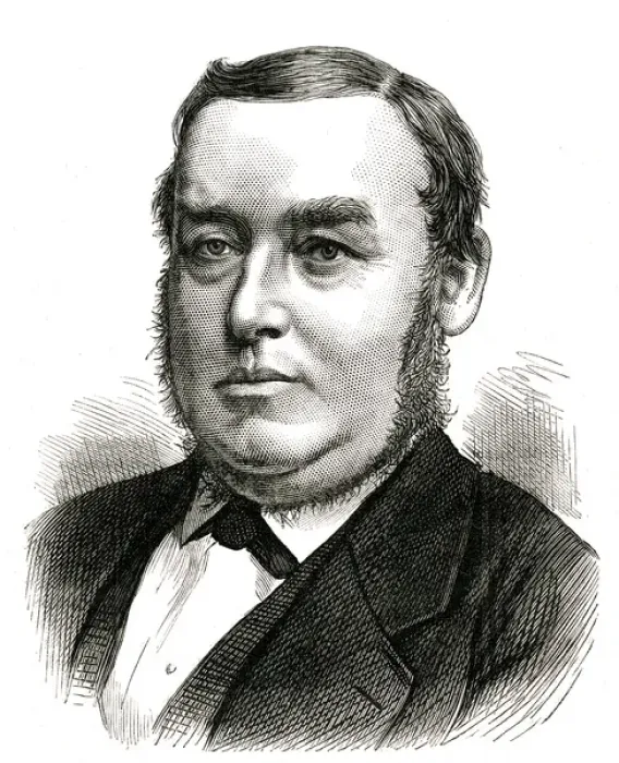Framed Print : George William Childs - American publisher Framed Print : George William Childs - American publisher