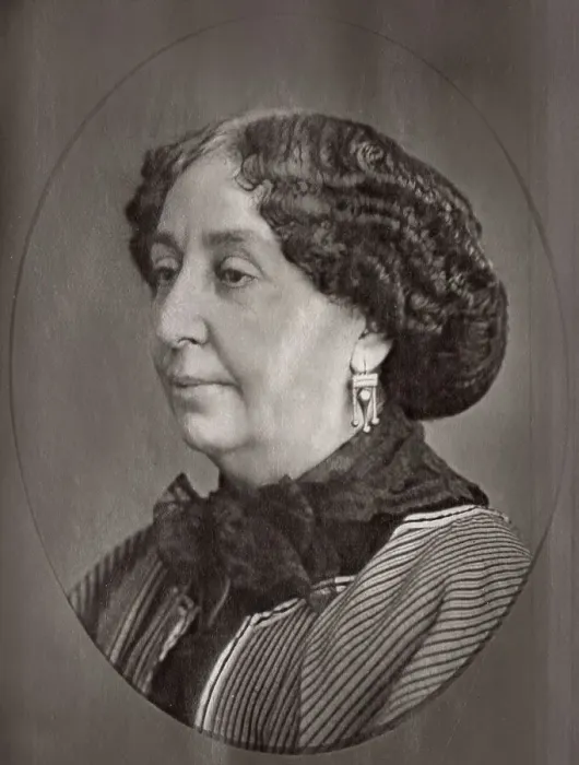 Framed Print : Georges Sand (1804-1876) French writer Framed Print : Georges Sand (1804-1876) French writer