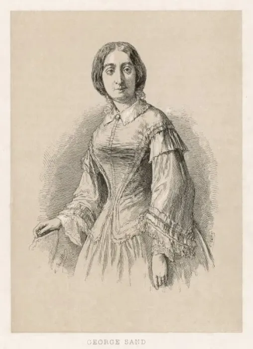 Framed Print : Georges Sand / Collette Framed Print : Georges Sand / Collette