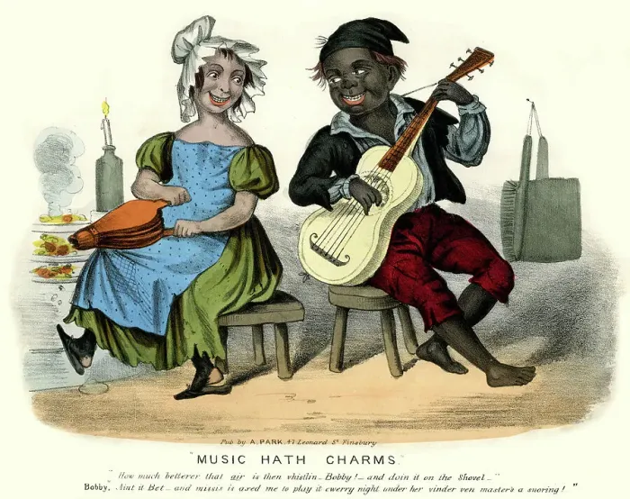 Framed Print : Georgian cartoon, Music Hath Charms Framed Print : Georgian cartoon, Music Hath Charms