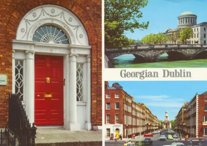 Framed Print : Georgian Dublin, Multi-View (red door), Republic of Ireland Framed Print : Georgian Dublin, Multi-View (red door), Republic of Ireland