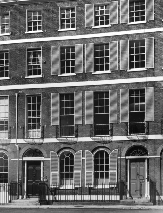 Framed Print : Georgian Terrace Framed Print : Georgian Terrace