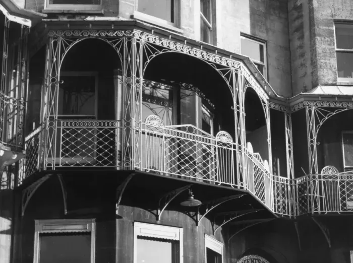 Framed Print : Georgian Verandahs Framed Print : Georgian Verandahs