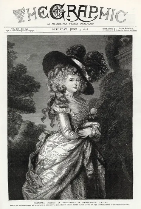 Framed Print : Georgiana, Duchess of Devonshire Framed Print : Georgiana, Duchess of Devonshire