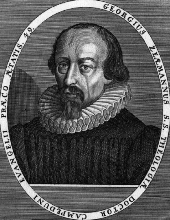 Framed Print : Georgius Zeaemannus - German Protestant theologian Framed Print : Georgius Zeaemannus - German Protestant theologian
