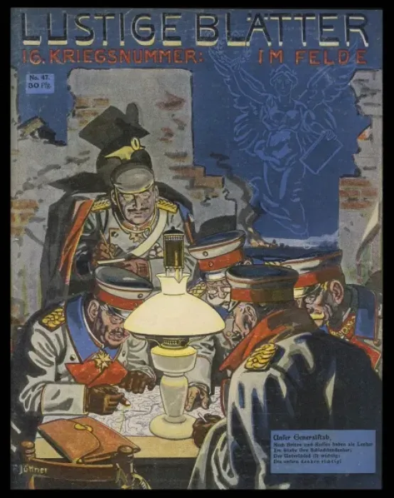 Framed Print : Ger. Officers Strategise Framed Print : Ger. Officers Strategise