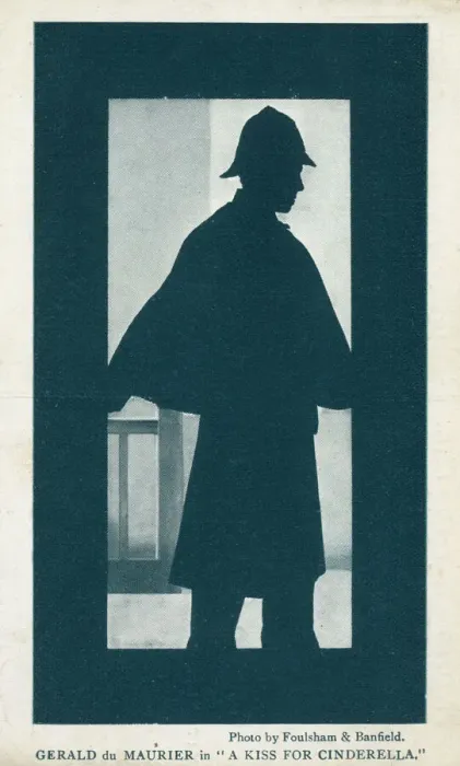Framed Print : Gerald du Maurier in A Kiss for Cinderella, a fancy in three acts by J M Barrie