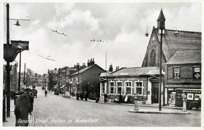 Framed Print : Gerard Street, Ashton-in-Makerfield, Lancashire Framed Print : Gerard Street, Ashton-in-Makerfield, Lancashire