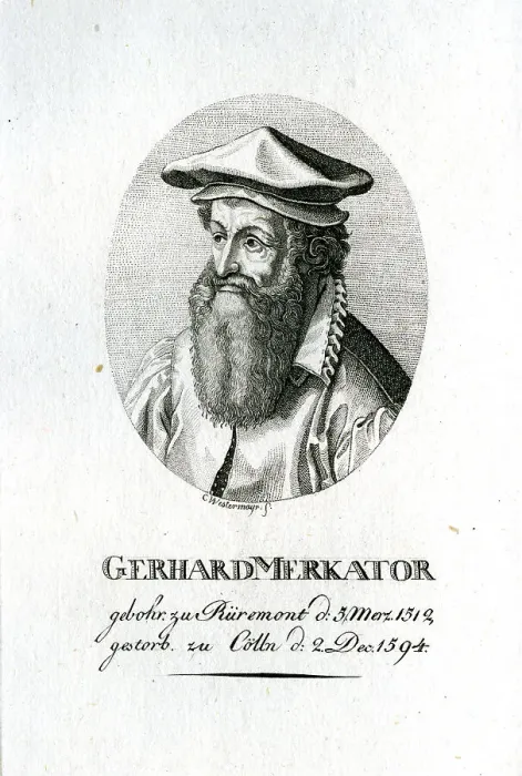 Framed Print : Gerhard Mercator - Cartographer Framed Print : Gerhard Mercator - Cartographer