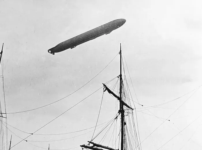 Framed Print : German Airship No. 1 Ansa early 1900s Framed Print : German Airship No. 1 Ansa early 1900s