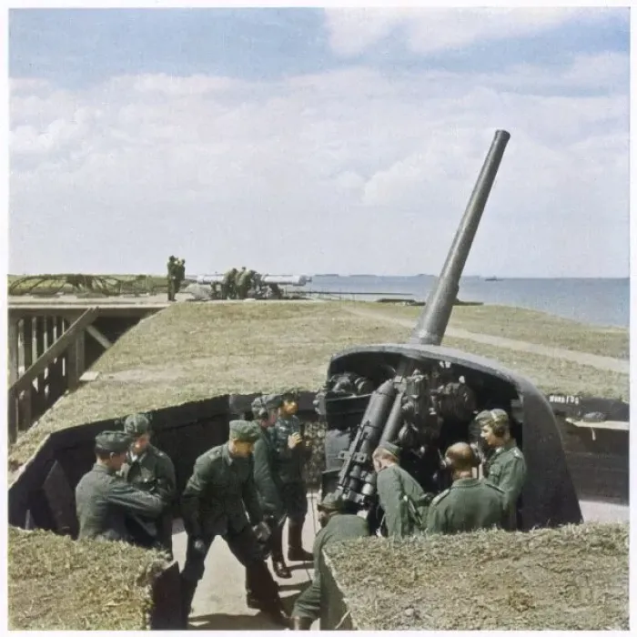 Framed Print : German Anti-Aircraft Framed Print : German Anti-Aircraft