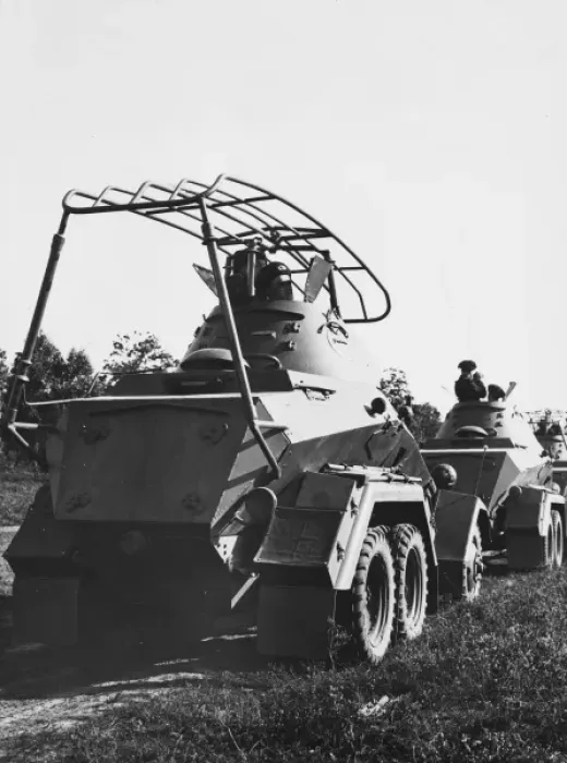 Framed Print : German armoured cars Framed Print : German armoured cars