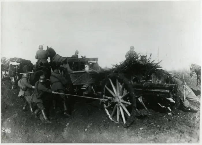 Framed Print : German Artillery Cart Framed Print : German Artillery Cart