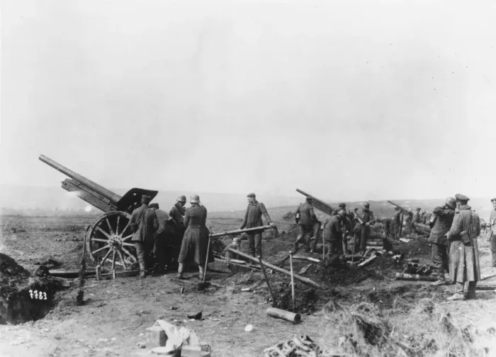 Framed Print : German artillery WWI Framed Print : German artillery WWI