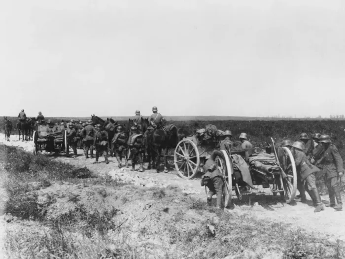 Framed Print : German artillery WWI Framed Print : German artillery WWI