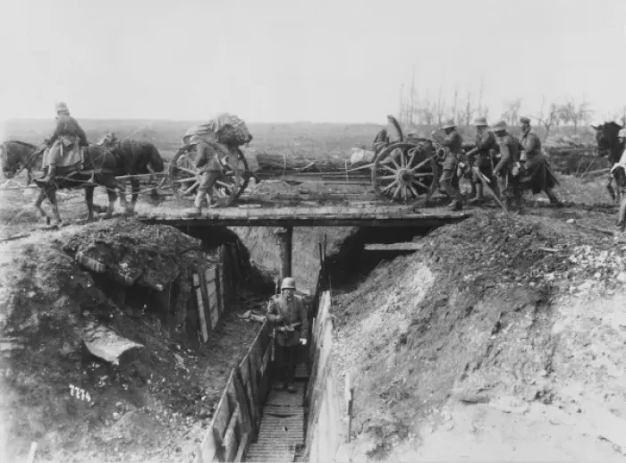 Framed Print : German artillery WWI Framed Print : German artillery WWI
