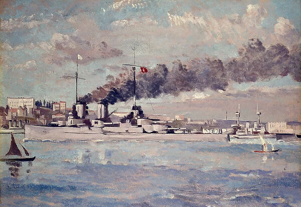 German battleship SMS Goeben in Turkey, WW1