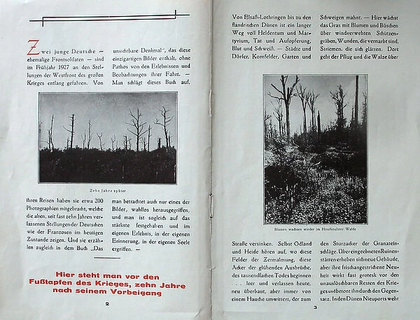 German Booklet - 10 years later on the Western Front