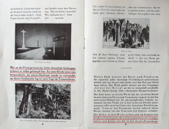 Framed Print : German Booklet - 10 years later on the Western Front Framed Print : German Booklet - 10 years later on the Western Front