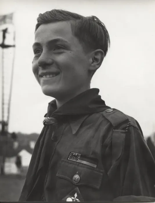 Framed Print : German boy scout at World Jamboree Framed Print : German boy scout at World Jamboree