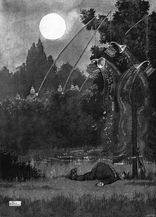 Framed Print : German Breaches of the Hague Convention by Heath Robinson Framed Print : German Breaches of the Hague Convention by Heath Robinson