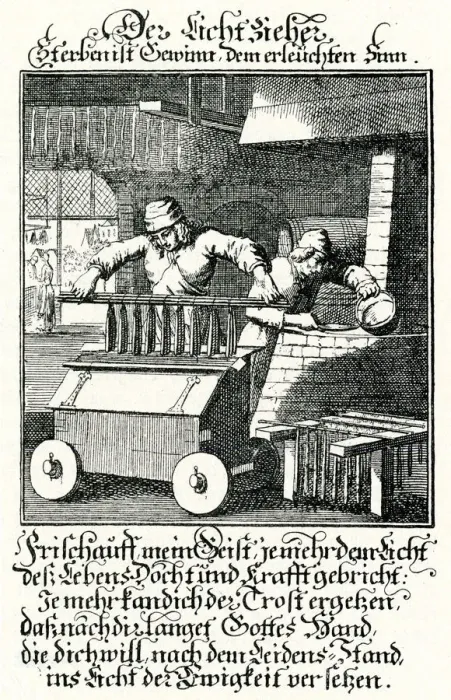 Framed Print : German candle-makers 1669 Framed Print : German candle-makers 1669