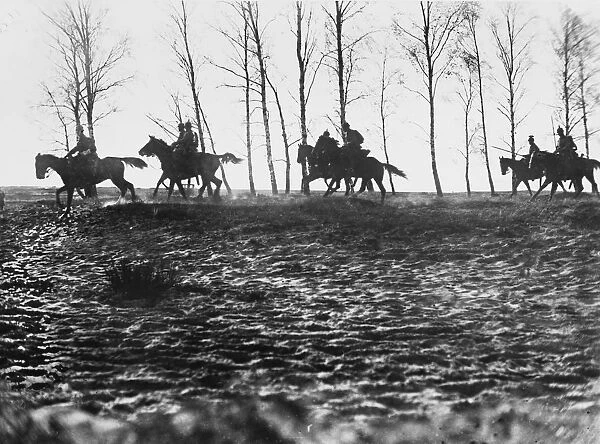 German cavalry patrol