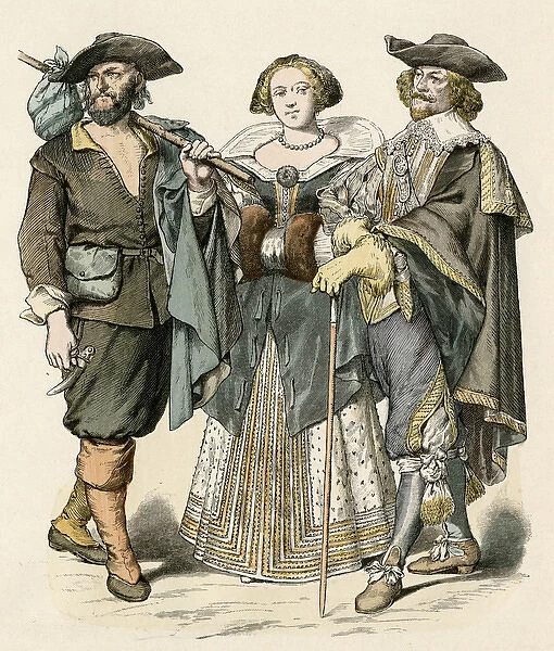 German Costume C. 1650