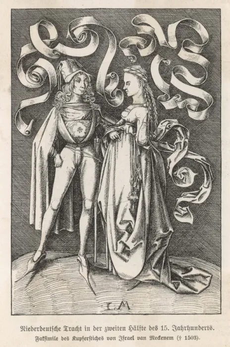 Framed Print : German Couple 1475 Framed Print : German Couple 1475