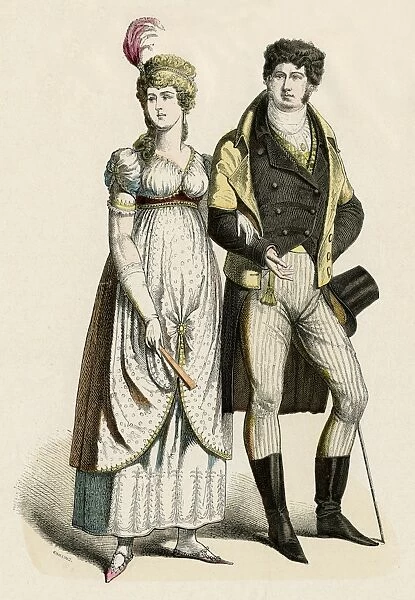 German Couple 1800