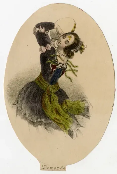 Framed Print : German Dancer Framed Print : German Dancer