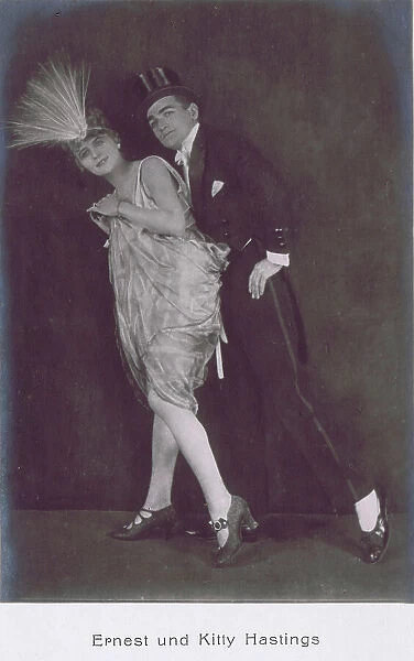 The German dancing team of Ernest and Kitty Hastings, Berlin