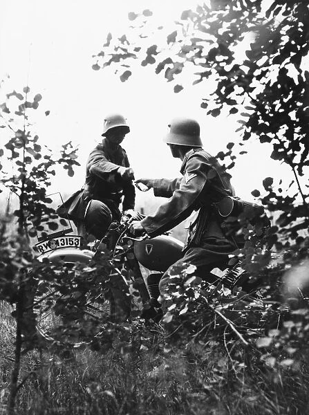 German dispatch riders pre-WWII