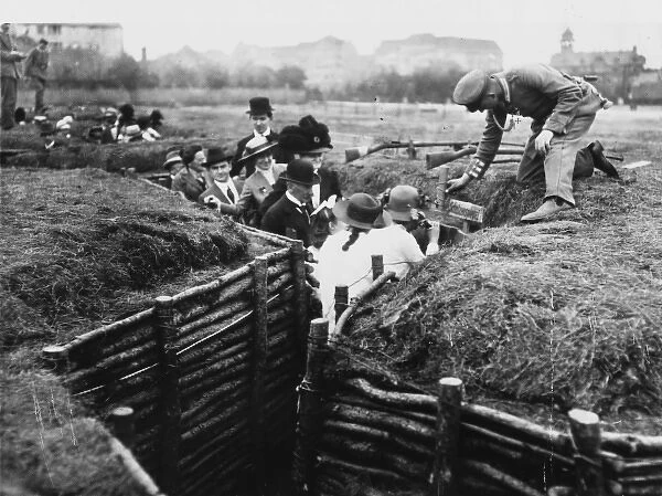 German dummy trenches WWI
