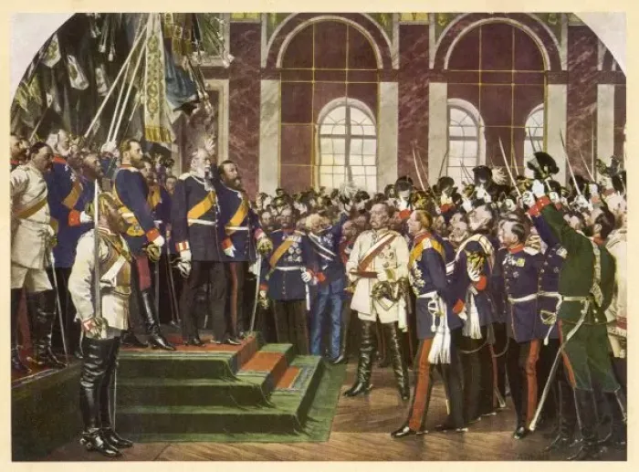 Framed Print : German Empire Proclaimed Framed Print : German Empire Proclaimed