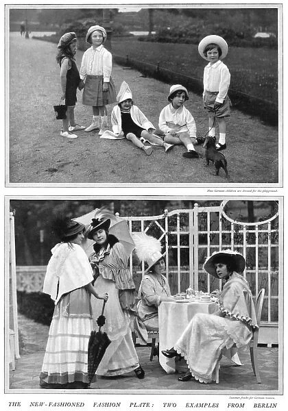 German fashion featuring in the Graphic, 25 July 1914