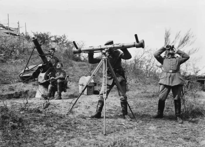 Framed Print : German flag gun WWI Framed Print : German flag gun WWI