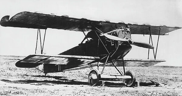 German Fokker D VII fighter plane, WW1