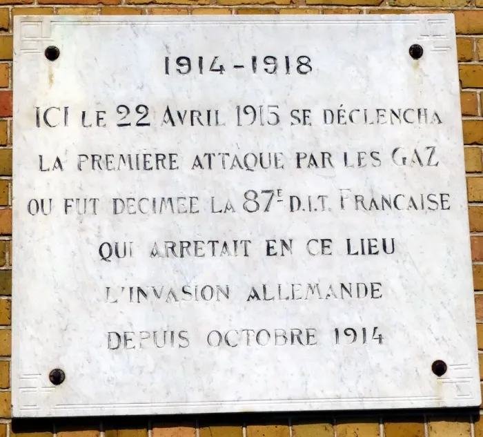 Framed Print : German gas attack 22 April 1915 Memorial Framed Print : German gas attack 22 April 1915 Memorial