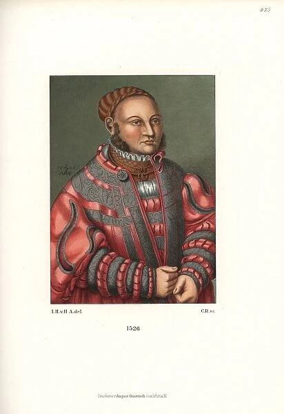 German gentlemens luxurious fashion from 1526