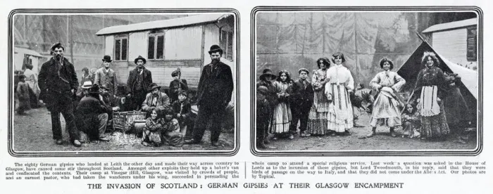 Framed Print : German gipsies in Scotland Framed Print : German gipsies in Scotland