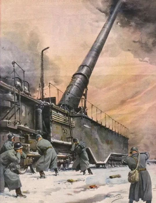 Framed Print : German Guns, Leningrad Framed Print : German Guns, Leningrad