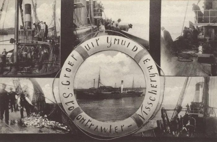 Framed Print : German Homage to Deep Sea Fishing Framed Print : German Homage to Deep Sea Fishing